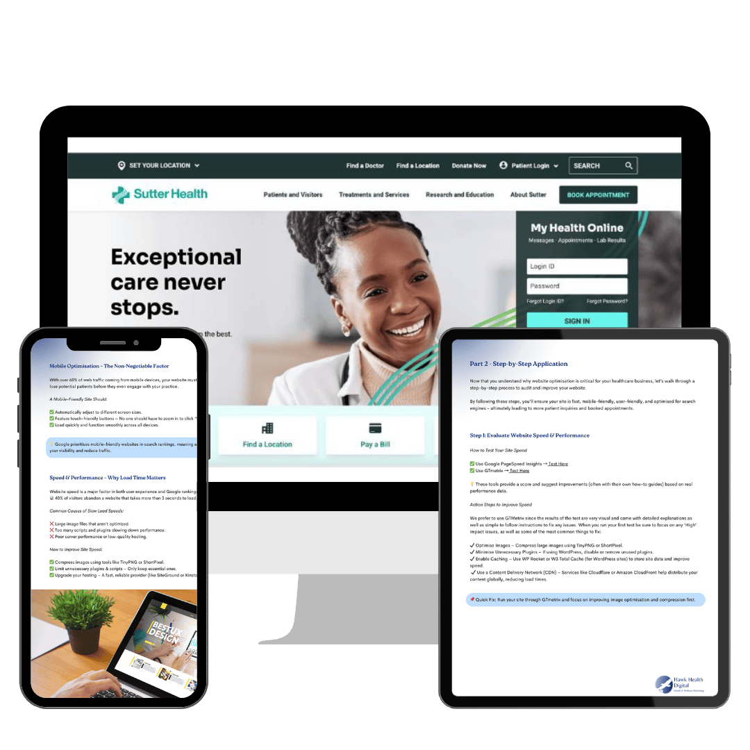 Create a website that converts